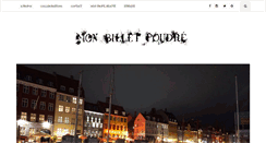 Desktop Screenshot of monbilletpoudre.com